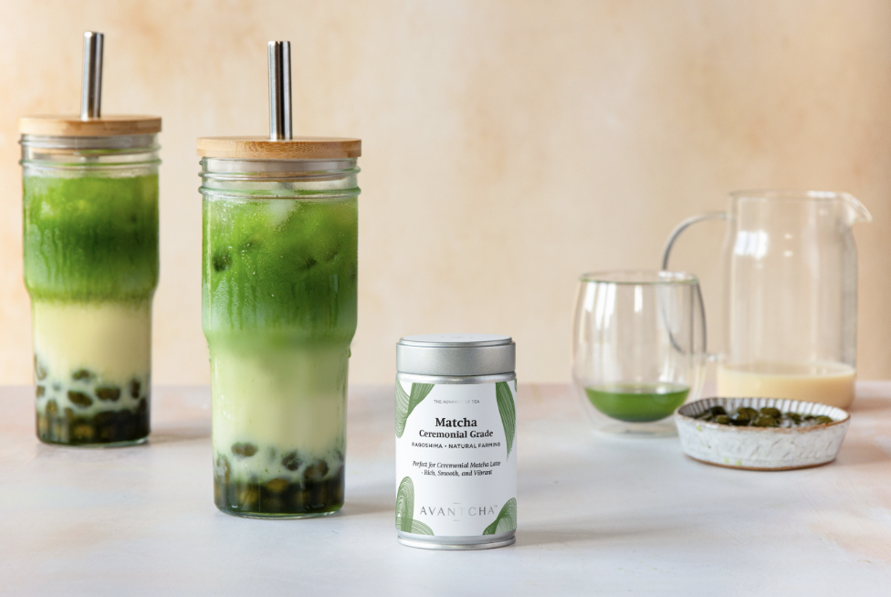 AVANTCHA Matcha Ceremonial Grade in Matcha Bubble Tea 